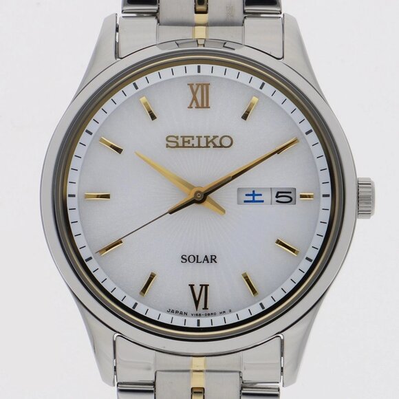 WATCH SEIKO SBPX071 V158-0AW0 Spirit white SS SOL - Picture 1 of 10